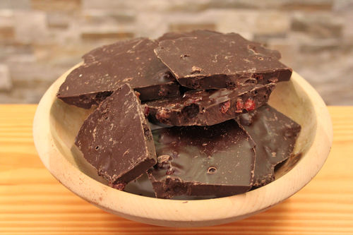 cioccolato - Cioccolato fondente Bio 70% e mirtilli rossi americani